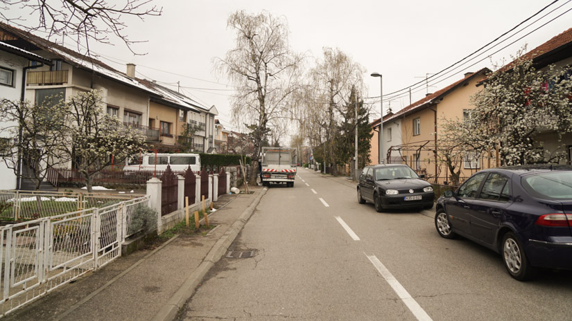 Ulica u Banjaluci u kojoj bi trebalo da se nalazi Gazservis d.o.o. / FOTO: GERILA