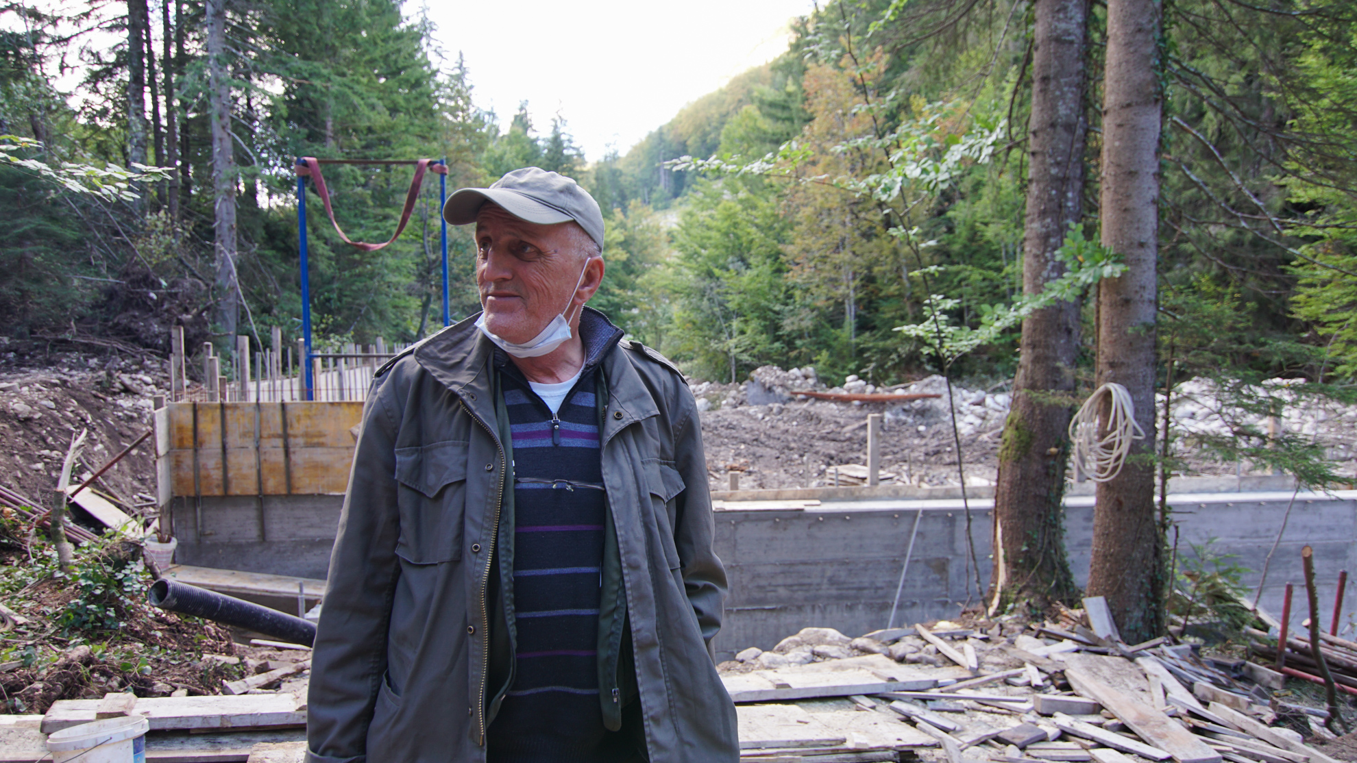Ibrahim Kos, ribočuvar Sportosko-ribolovnog društva Travnik / FOTO: GERILA