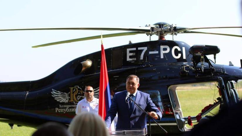 Milorad Dodik- helikopterski servs
