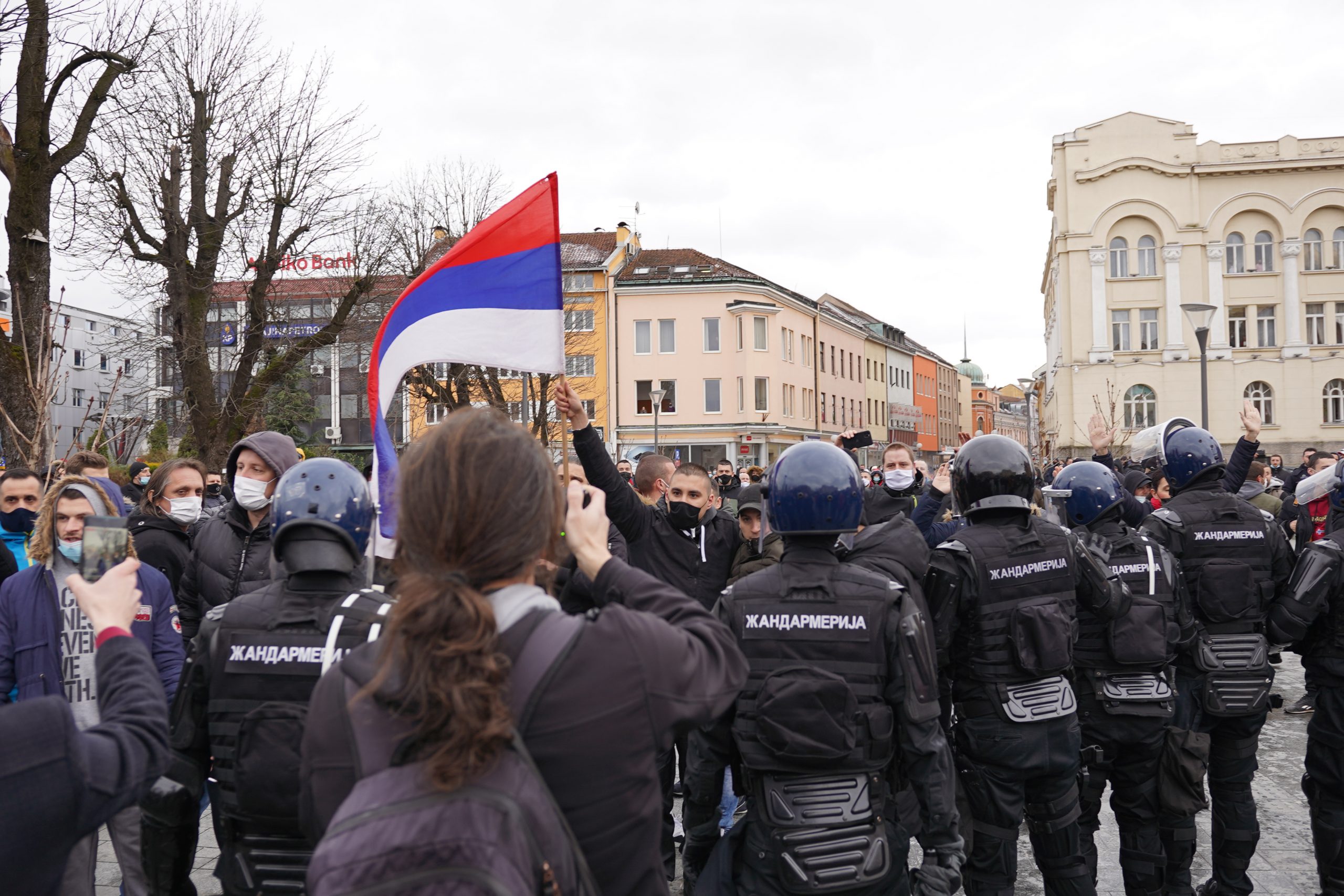 Protesti ugostitelja 22.mart 2021. godine / FOTO: GERILA