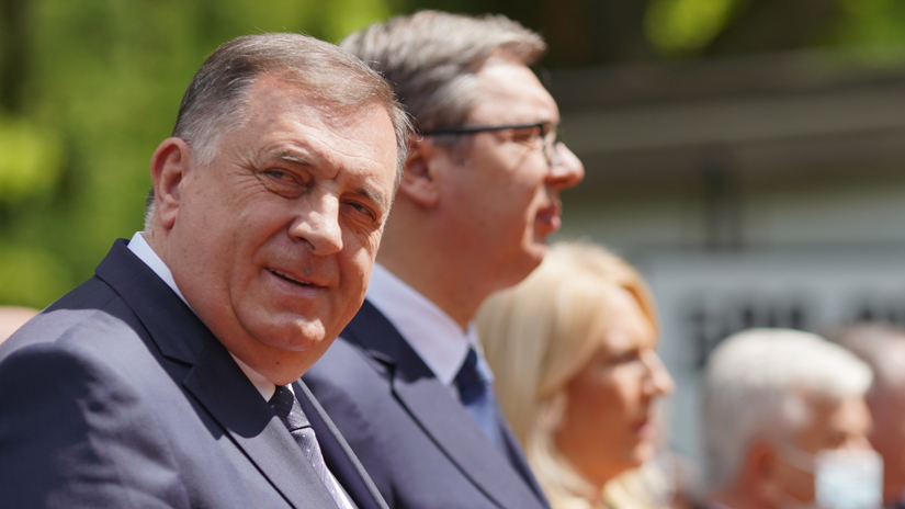 Milorad Dodik i Aleksandar Vučić / FOTO: GERILA