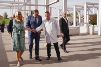 Željka Cvijanović, Milorad Dodik i Vlado Đajić / FOTO: GERILA