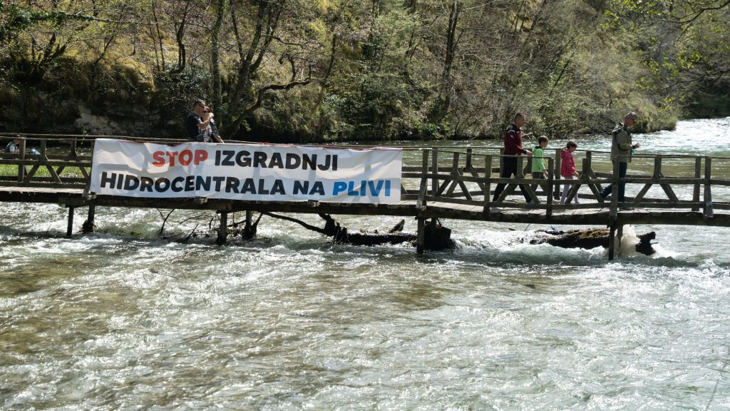Pliva, protest, rijeka, Šipovo, stop mHE, Jovići
